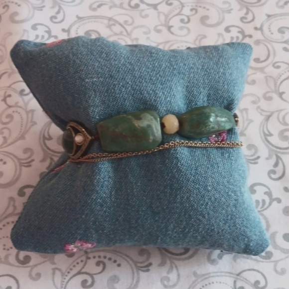 Kenneth Cole Reaction Turquoise Bracelet - Picture 2 of 11